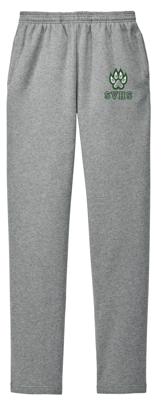 SVHS Paw Fleece Open-Bottom Sweatpants