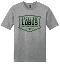 Load image into Gallery viewer, Sageview Lobos Badge T-Shirt