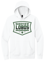 Load image into Gallery viewer, Sageview Lobos Badge Hoodie