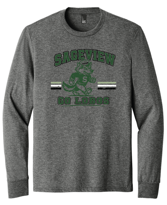Lobos Old School Long Sleeve Tee