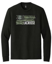 Load image into Gallery viewer, Lobo Flag Lacrosse Long Sleeve T-Shirt