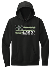 Load image into Gallery viewer, Lobo Flag Lacrosse Hoodie