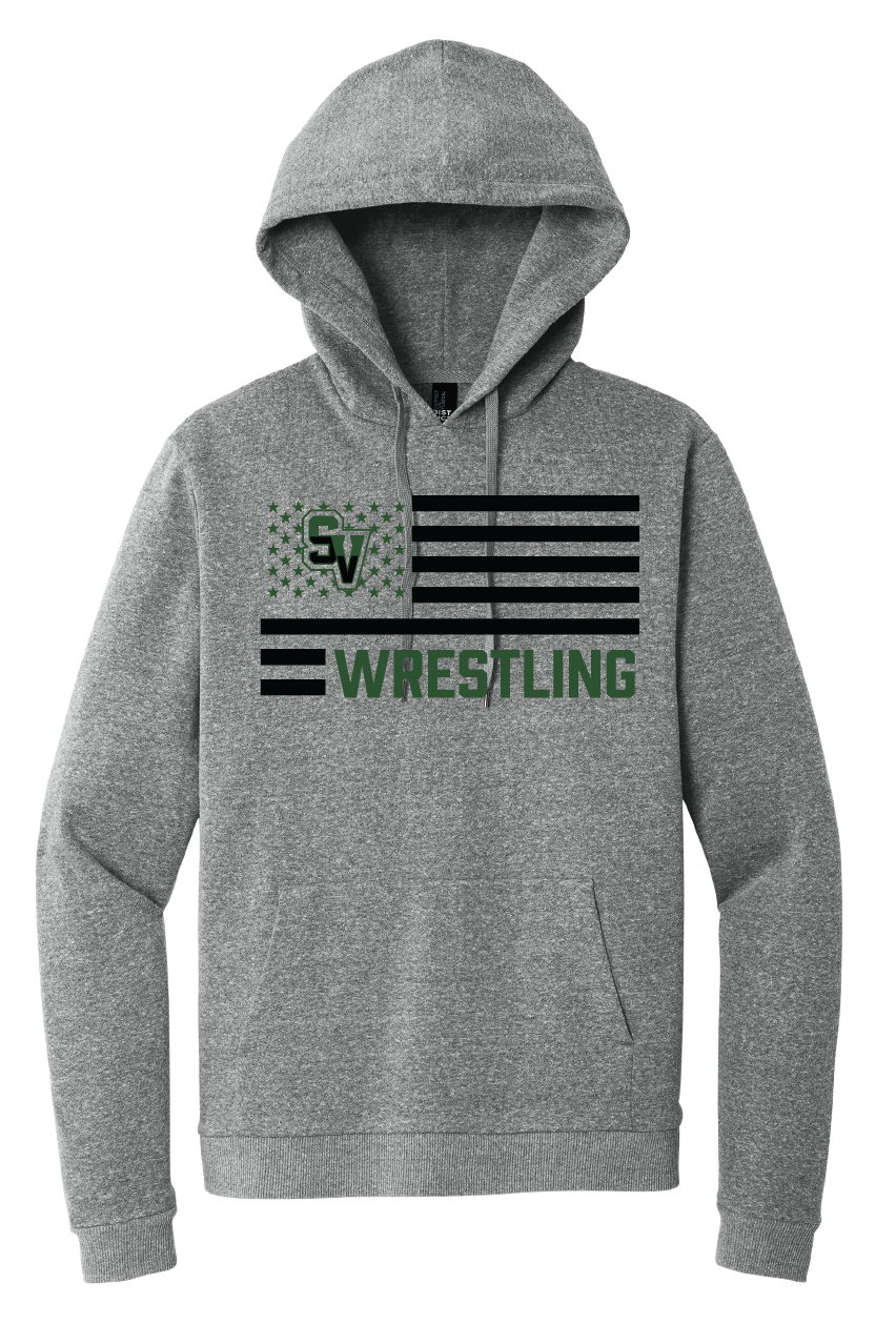 Sageview Wrestling American Flag Hoodie