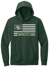 Load image into Gallery viewer, Sageview Wrestling American Flag Hoodie