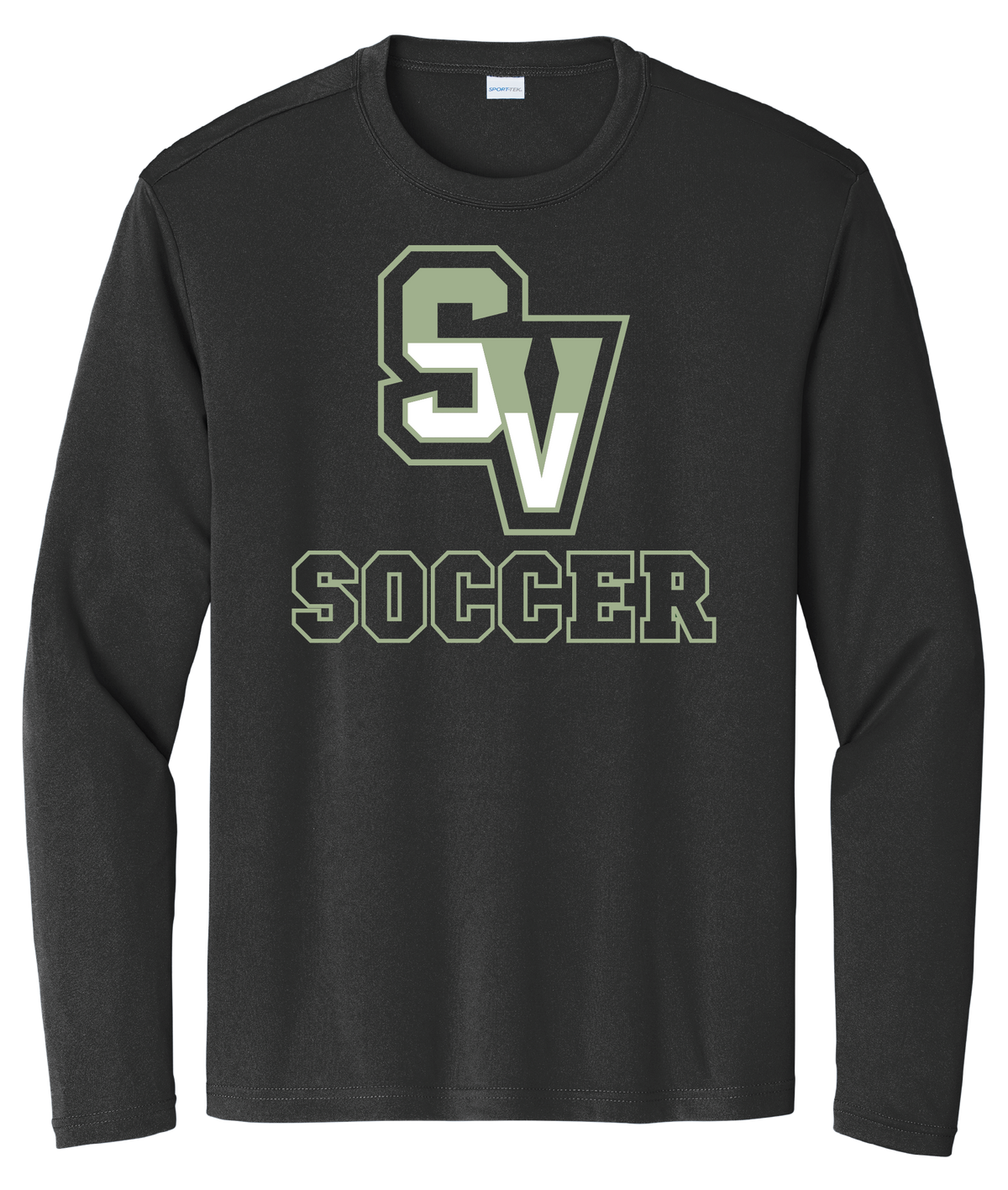 Sageview Soccer Moisture-Wicking Long Sleeve Tee