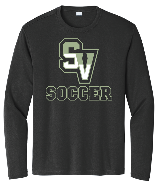 Sageview Soccer Moisture-Wicking Long Sleeve Tee