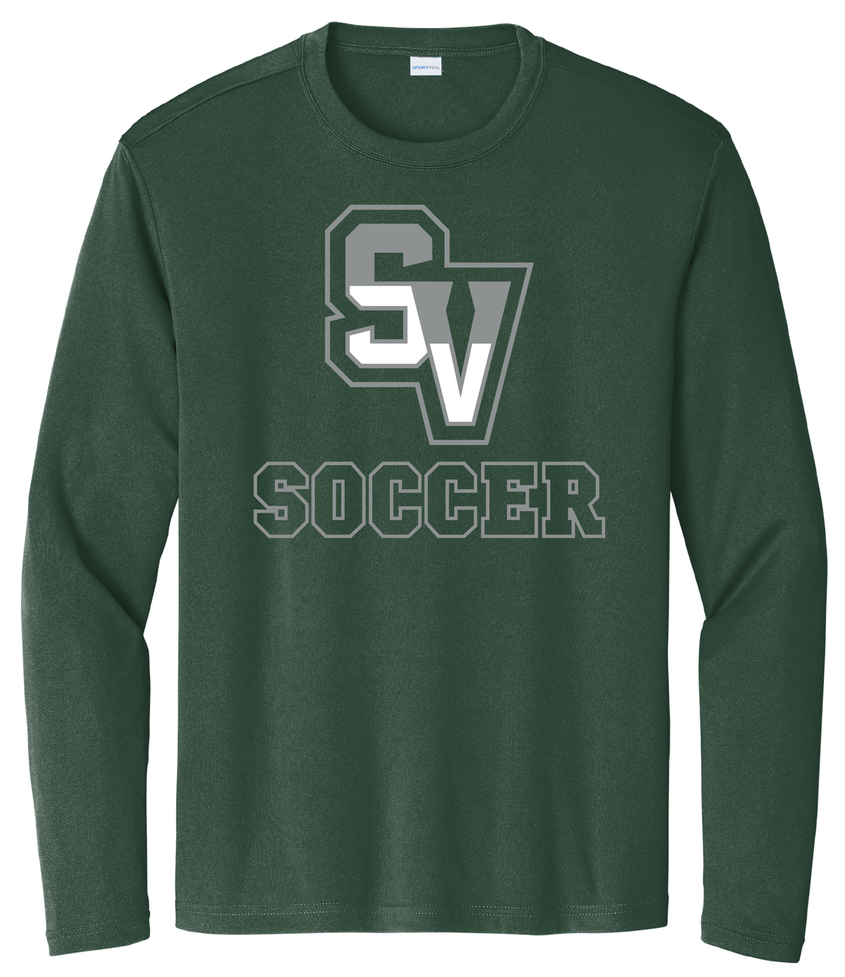 Sageview Soccer Moisture-Wicking Long Sleeve Tee