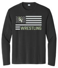 Load image into Gallery viewer, Sageview Wrestling American Flag Long Sleeve