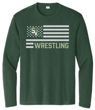 Load image into Gallery viewer, Sageview Wrestling American Flag Long Sleeve