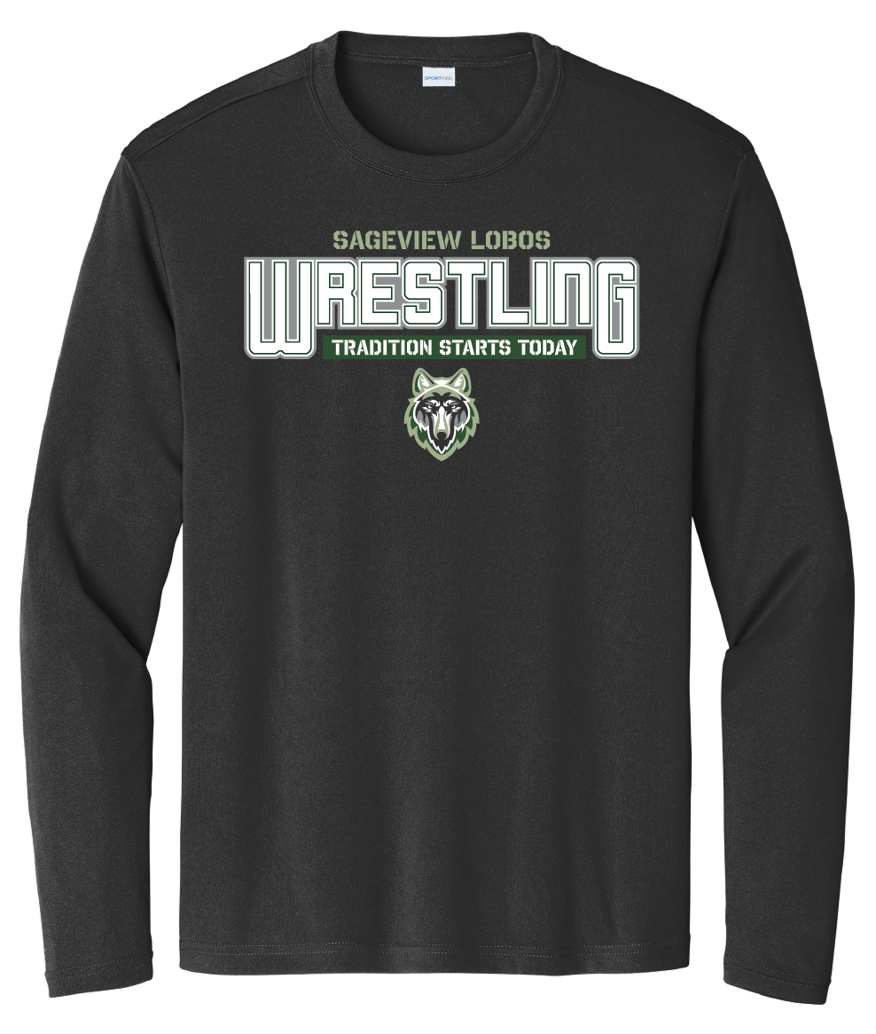 Sageview Wrestling LOBOS Long Sleeve