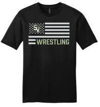 Load image into Gallery viewer, Sageview Wrestling American Flag T-Shirt
