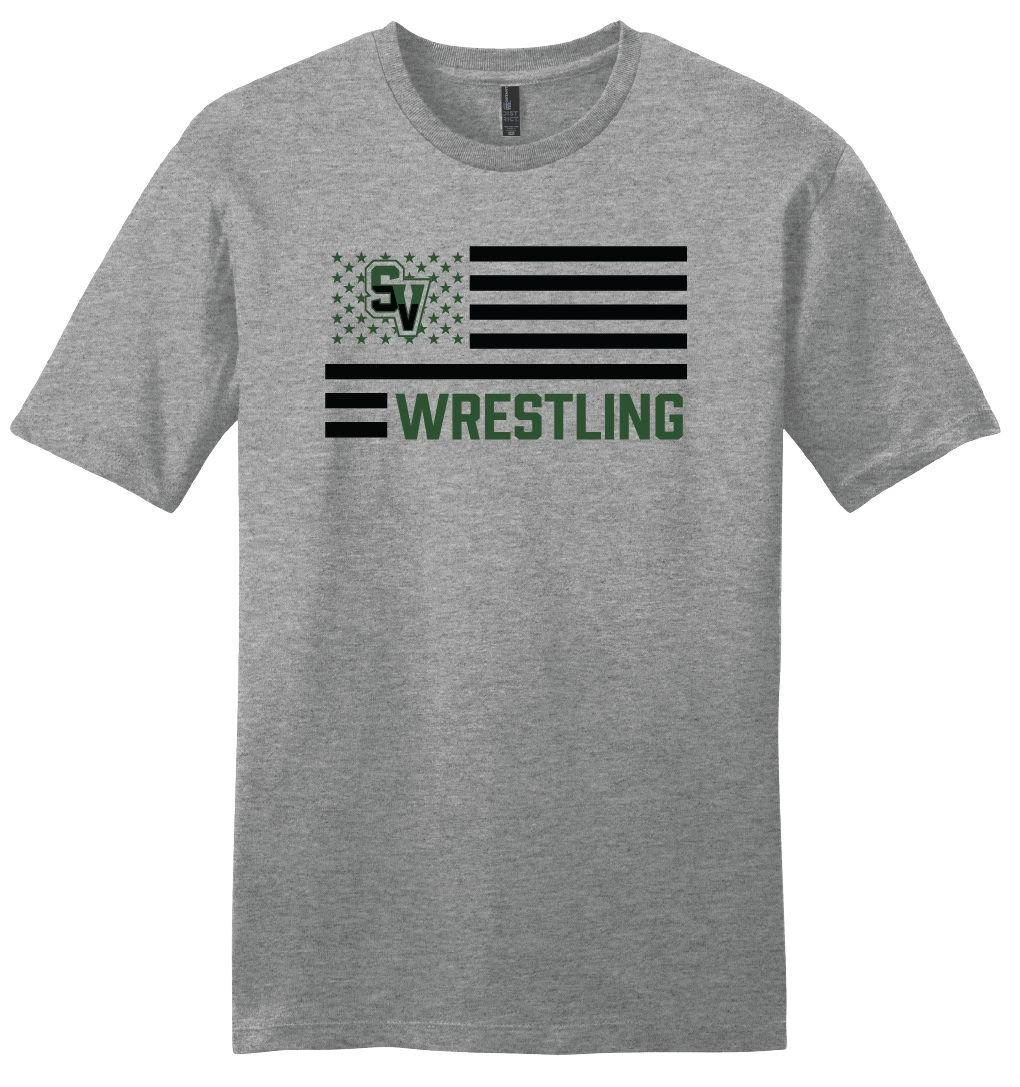 Sageview Wrestling American Flag T-Shirt