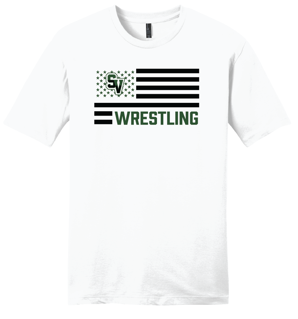 Sageview Wrestling American Flag T-Shirt