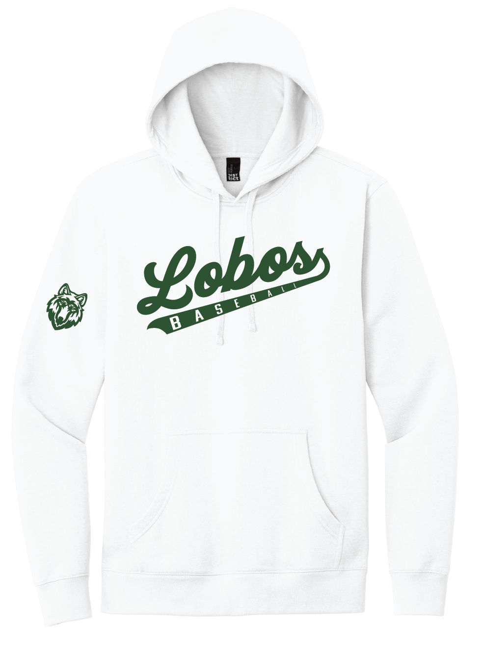 Lobos Script Baseball Hoodie