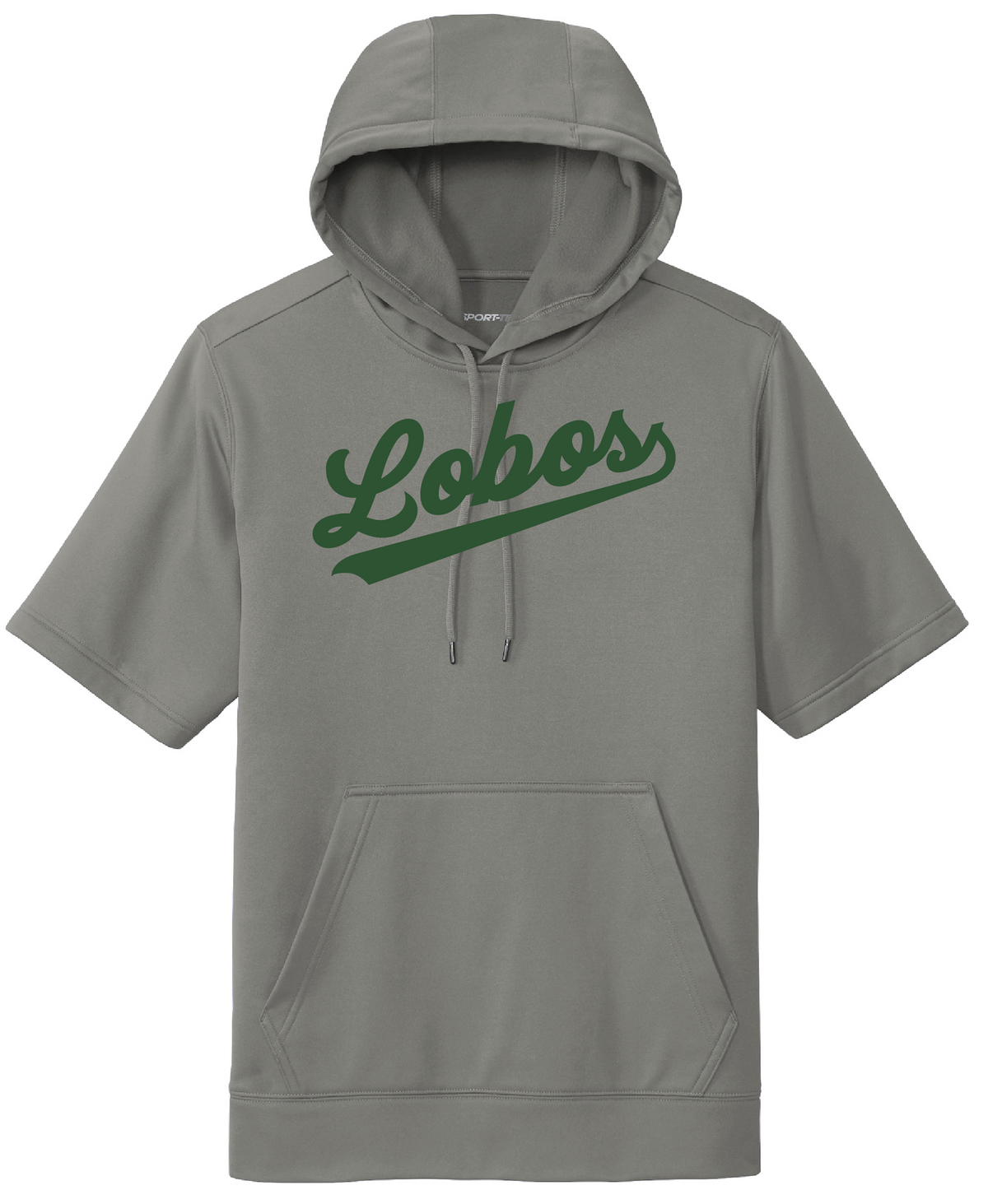 Lobos Script Short Sleeve Hoodie