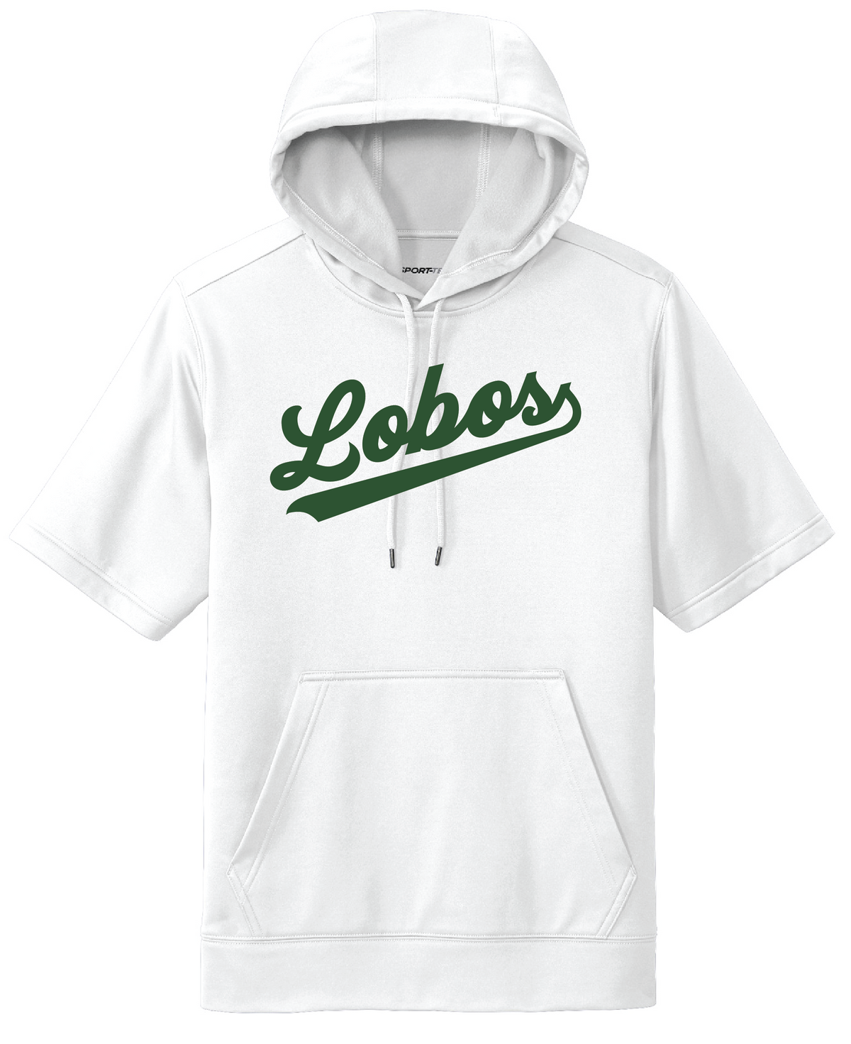 Lobos Script Short Sleeve Hoodie