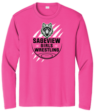 Load image into Gallery viewer, Sageview Girl's Wrestling Team Logo Long Sleeve