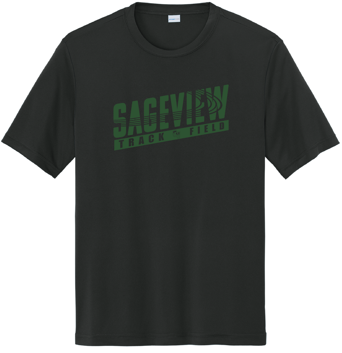 Sageview Track & Field Moisture-Wicking Short Sleeve Tee