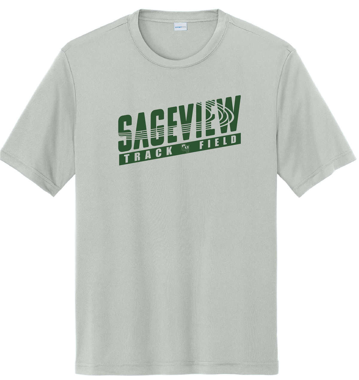 Sageview Track & Field Moisture-Wicking Short Sleeve Tee
