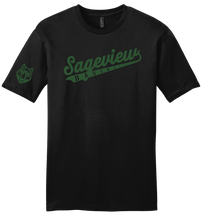 Load image into Gallery viewer, Sageview Script Baseball T-Shirt