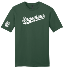 Load image into Gallery viewer, Sageview Script Baseball T-Shirt