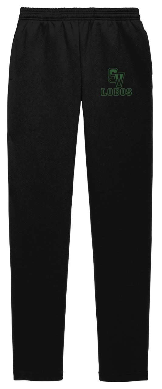 SV Lobos Fleece Open-Bottom Sweatpants