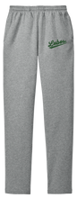 Load image into Gallery viewer, Lobos Script Fleece Open-Bottom Sweatpants
