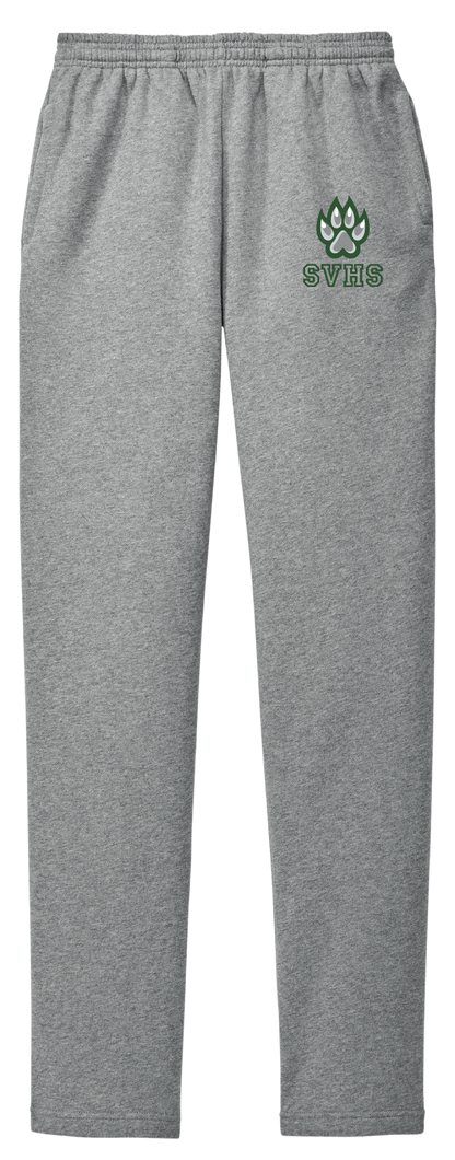 SVHS Paw Fleece Open-Bottom Sweatpants
