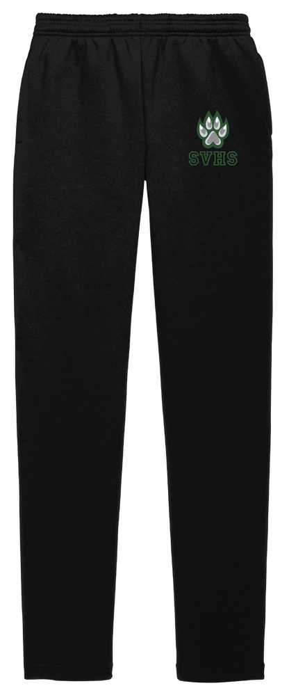 SVHS Paw Fleece Open-Bottom Sweatpants