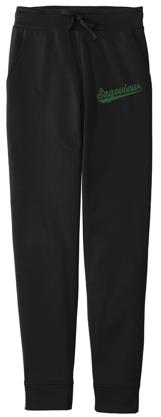 Sageview Script Moisture-Wicking Jogger