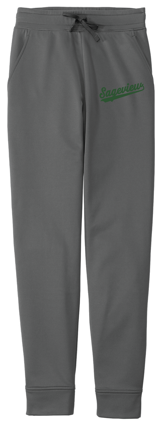 Sageview Script Moisture-Wicking Jogger
