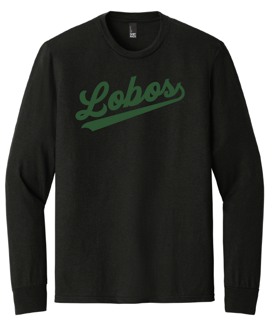 Lobos Script Long Sleeve Tee