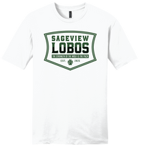 Load image into Gallery viewer, Sageview Lobos Badge T-Shirt
