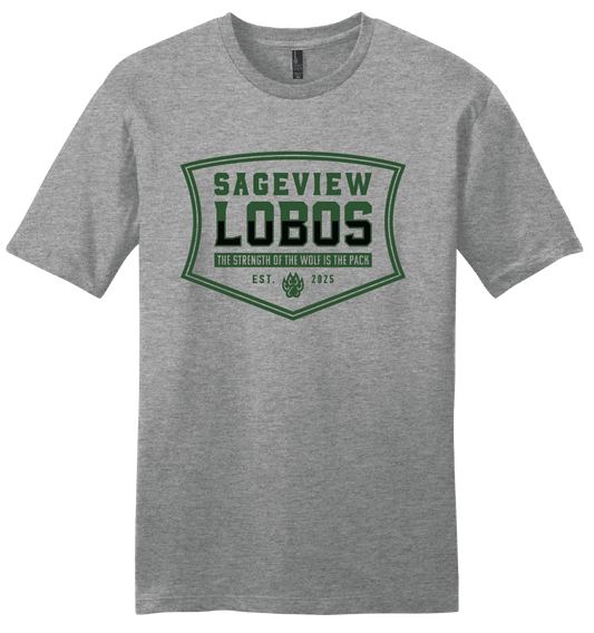 Sageview Lobos Badge T-Shirt
