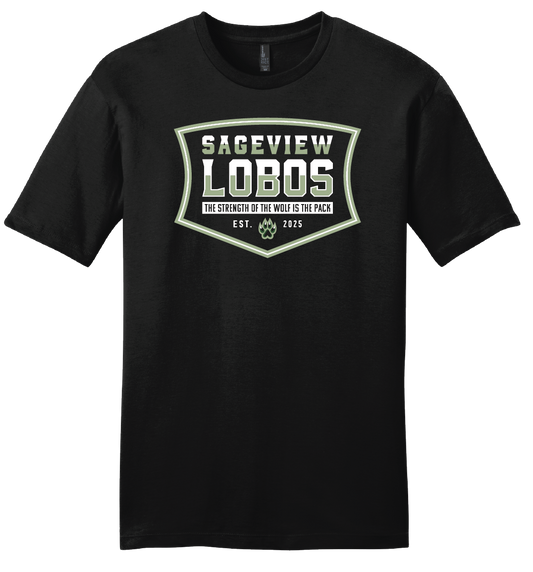 Sageview Lobos Badge T-Shirt