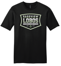 Load image into Gallery viewer, Sageview Lobos Badge T-Shirt

