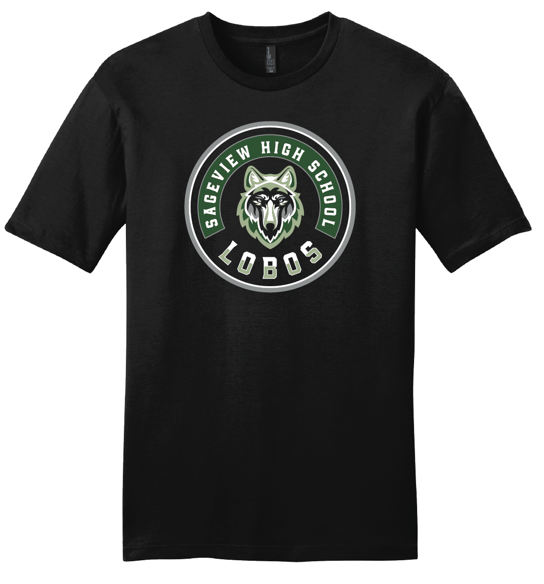 Sageview Lobos Round Badge T-Shirt