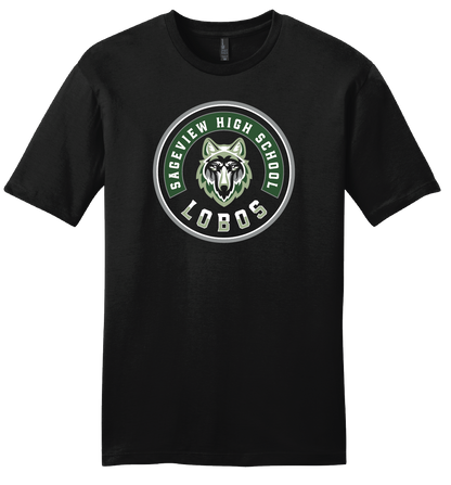 Sageview Lobos Round Badge T-Shirt
