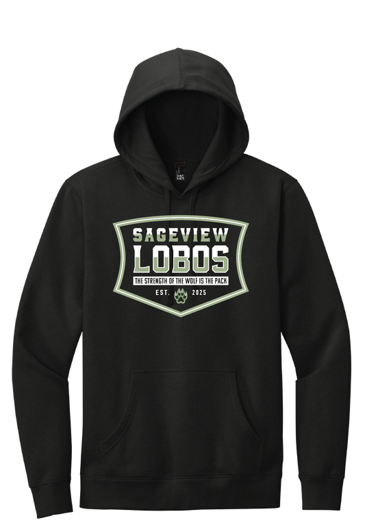 Sageview Lobos Badge Hoodie