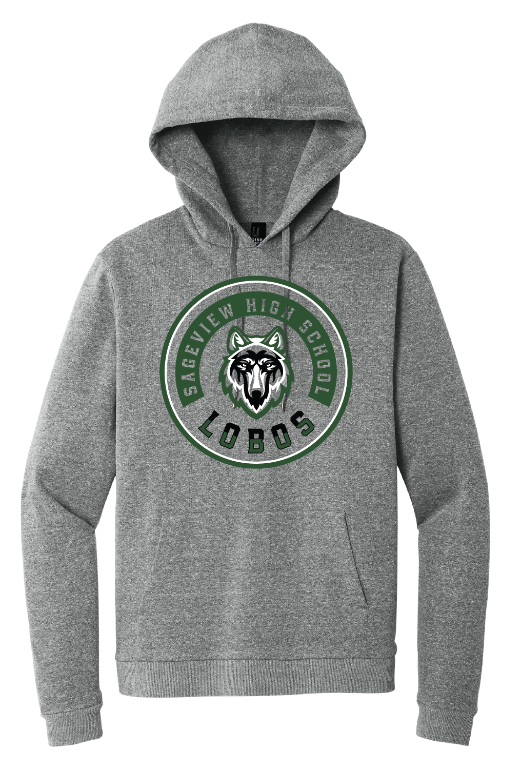 Sageview Lobos Round Badge Hoodie