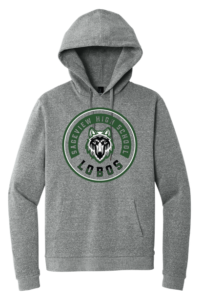 Sageview Lobos Round Badge Hoodie