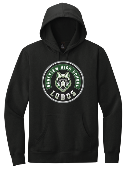 Sageview Lobos Round Badge Hoodie