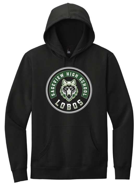 Sageview Lobos Round Badge Hoodie