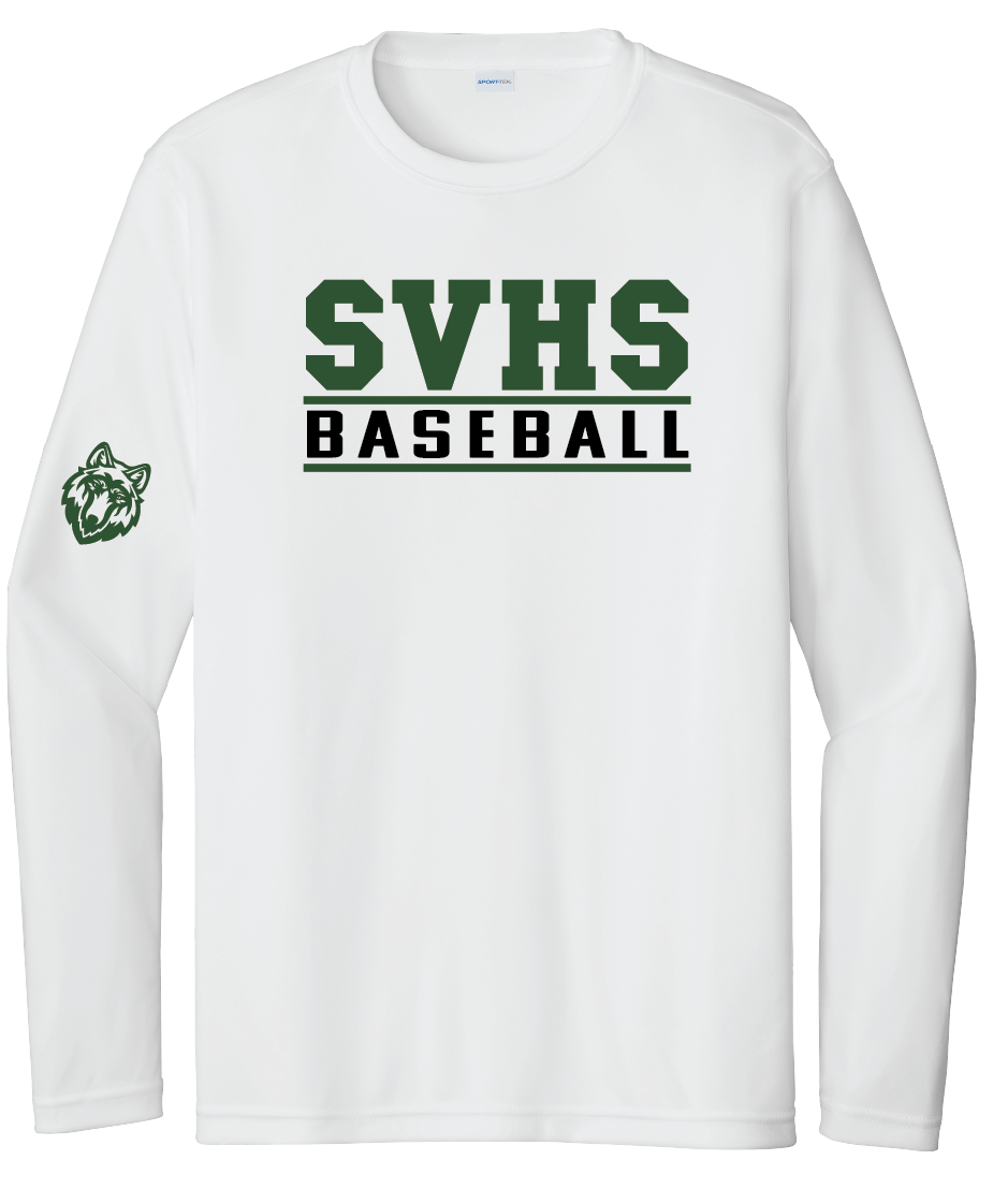 SVHS Baseball Moisture-Wicking Long Sleeve Tee