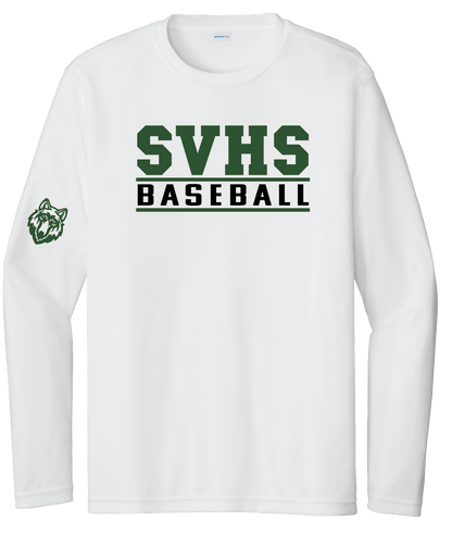 SVHS Baseball Moisture-Wicking Long Sleeve Tee