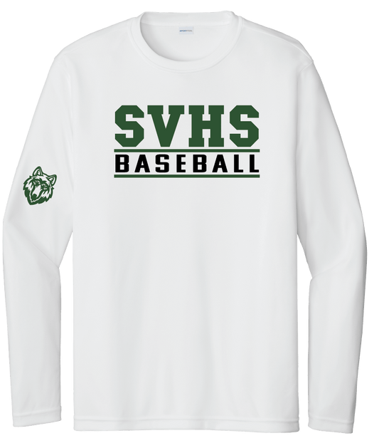 SVHS Baseball Moisture-Wicking Long Sleeve Tee
