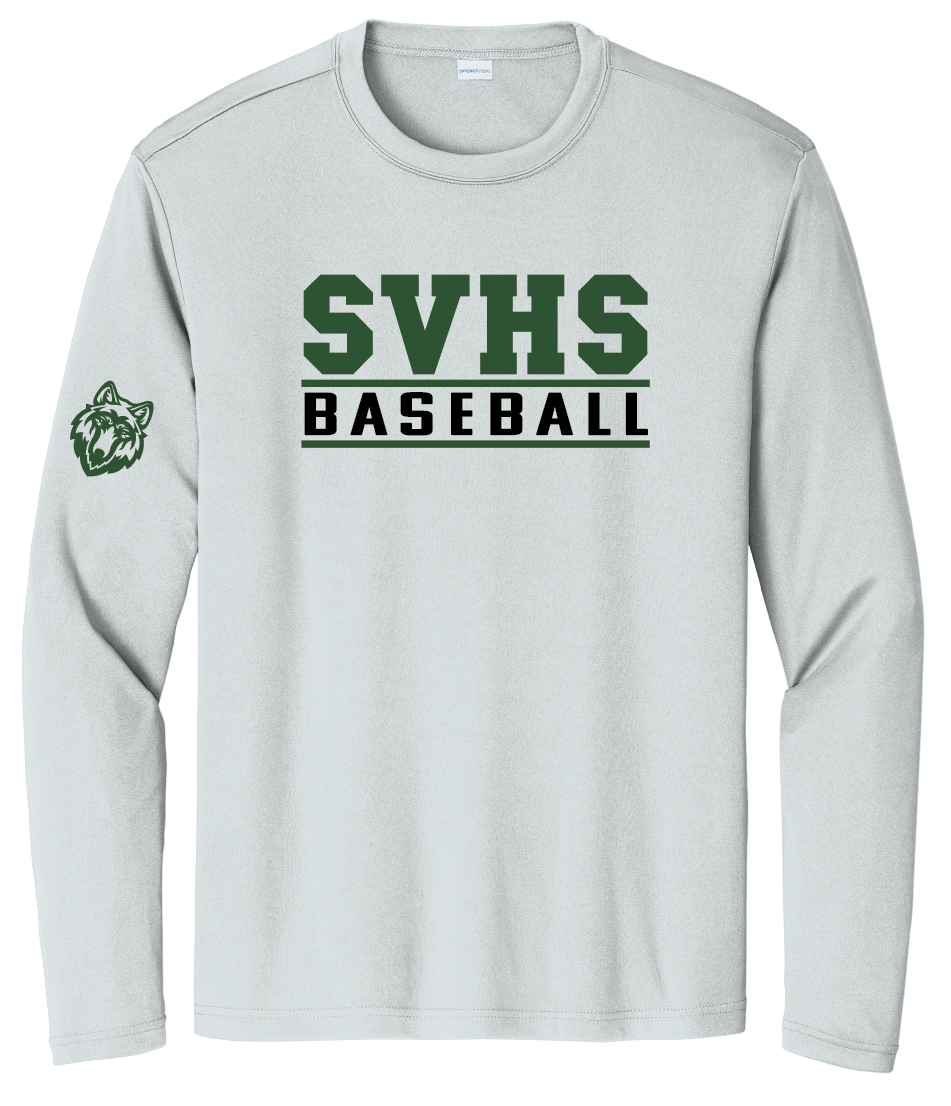 SVHS Baseball Moisture-Wicking Long Sleeve Tee