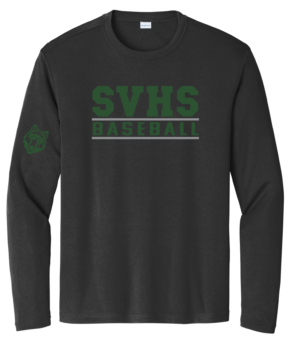 SVHS Baseball Moisture-Wicking Long Sleeve Tee