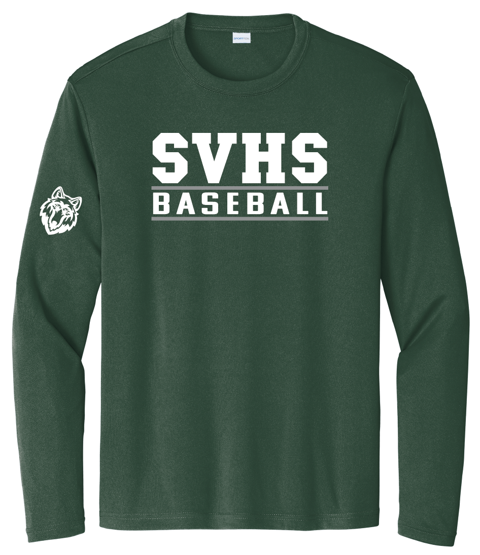 SVHS Baseball Moisture-Wicking Long Sleeve Tee