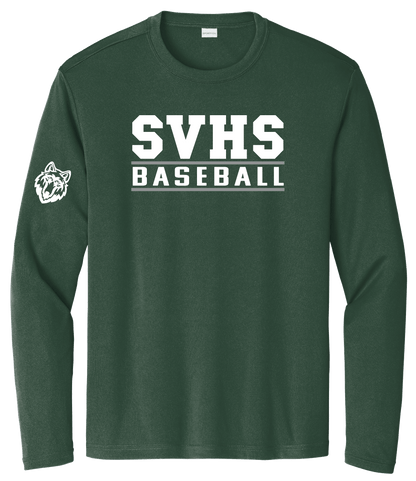 SVHS Baseball Moisture-Wicking Long Sleeve Tee